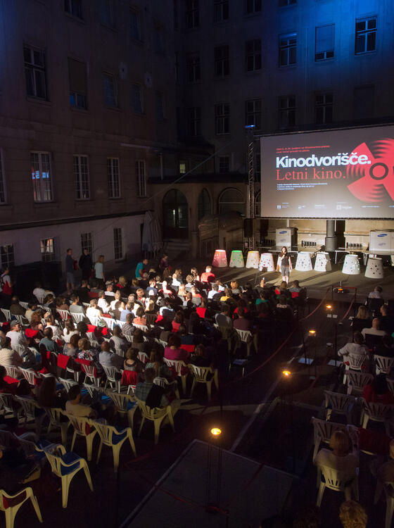 Kinodvorišče odpira svoja vrata Mestna občina Ljubljana