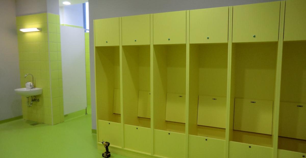 Prostorni so tudi garderobni in sanitarni prostori, foto: Arhiv Šport Ljubljana