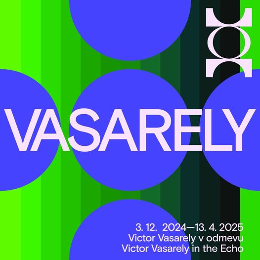 Grafika Victor Vasarely v odmevu. Vir: MGLC