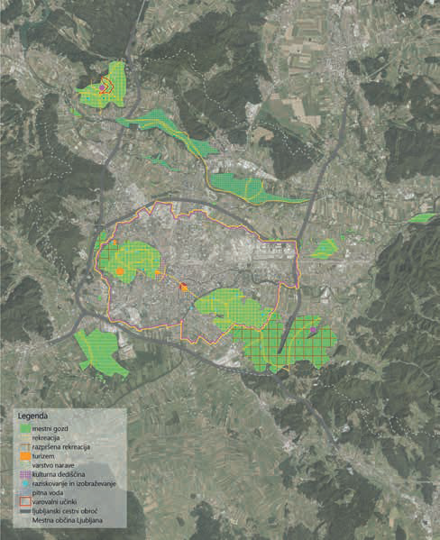 Koncept prostorskega razvoja mestnih gozdov Ljubljane