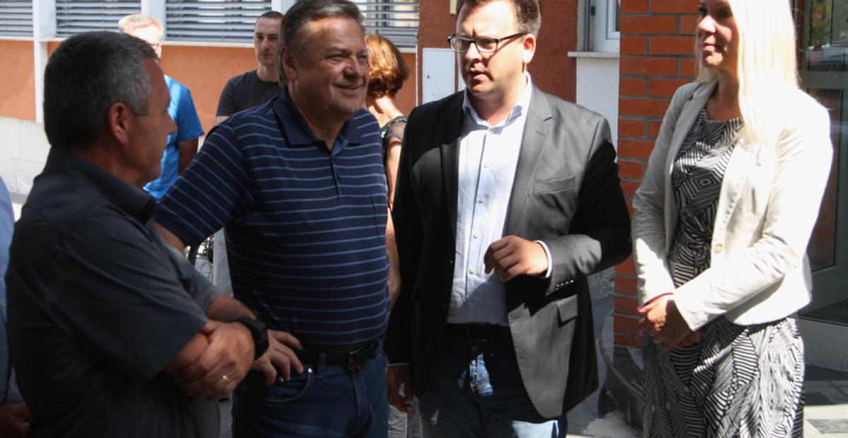 župana Zoran Janković in Nejc Smole