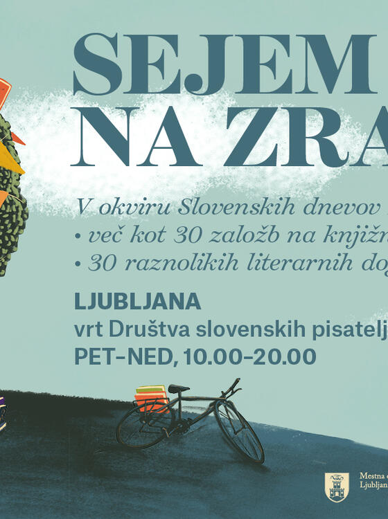 28. Slovenski dnevi knjige in Sejem na zraku » Mestna občina Ljubljana