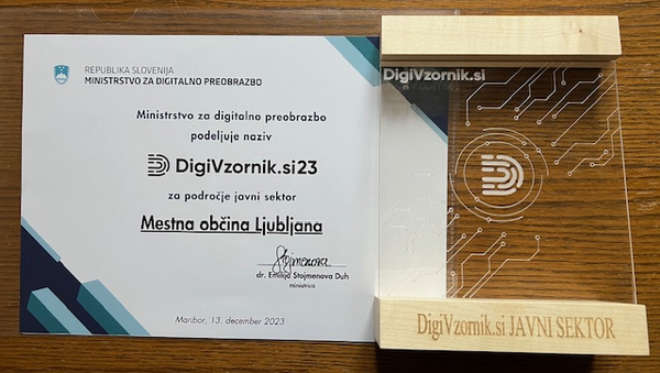 DigiVzorniki2023 nagrada. Foto: arhiv MOL