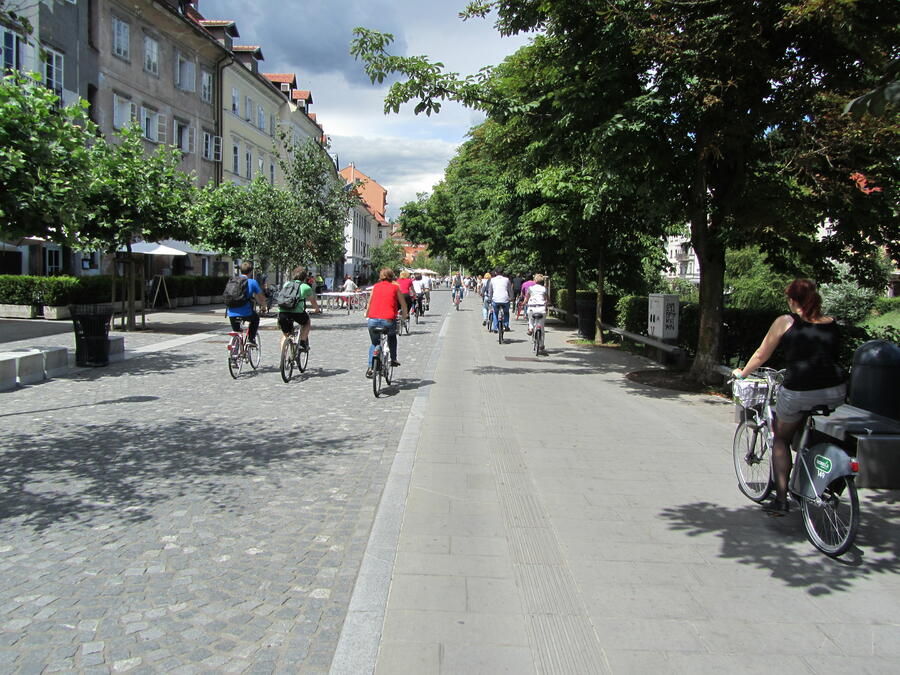 Ljubljana je kolesarjem prijazno mesto