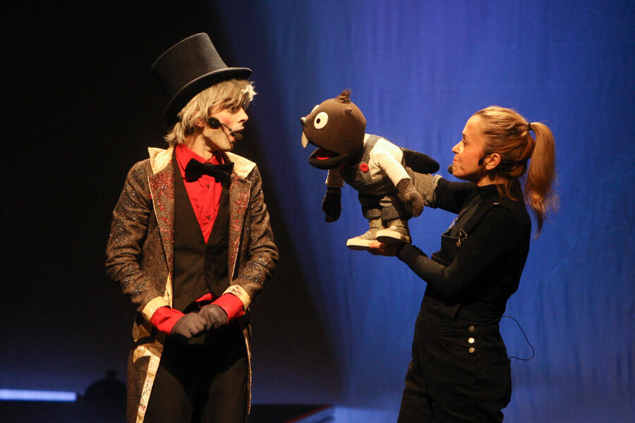 a puppet show