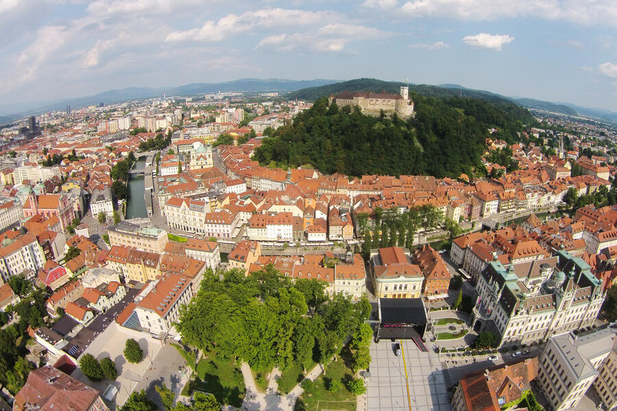 pogled na ljubljanski grad