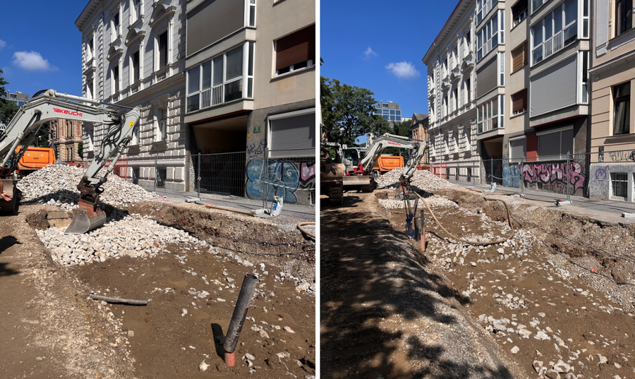 Drevesa bomo posadili v na novo urejene sadilne jame po tako imenovanem gobastem oz. stockholmskem sistemu. Foto: arhiv MOL