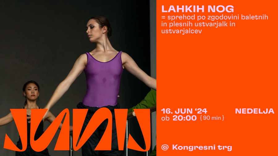 Junij v Ljubljani: Banner Lahkih nog
