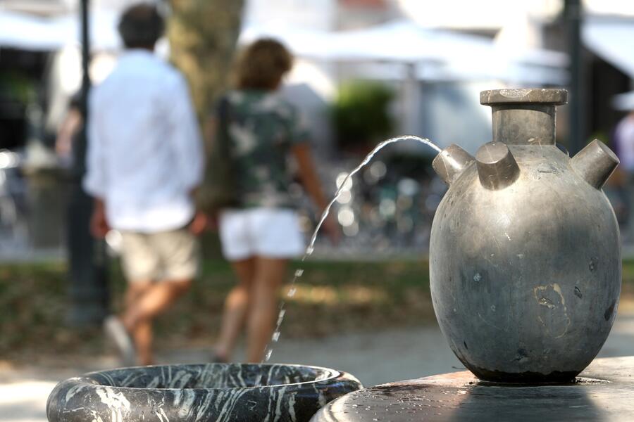 Public drinking fountain, photo: N. Rovan